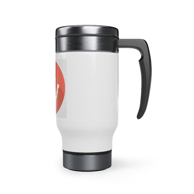 Stainless Steel Travel Mug with Handle, 14oz